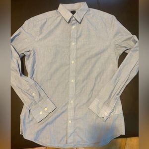 H&M faux denim dress shirt